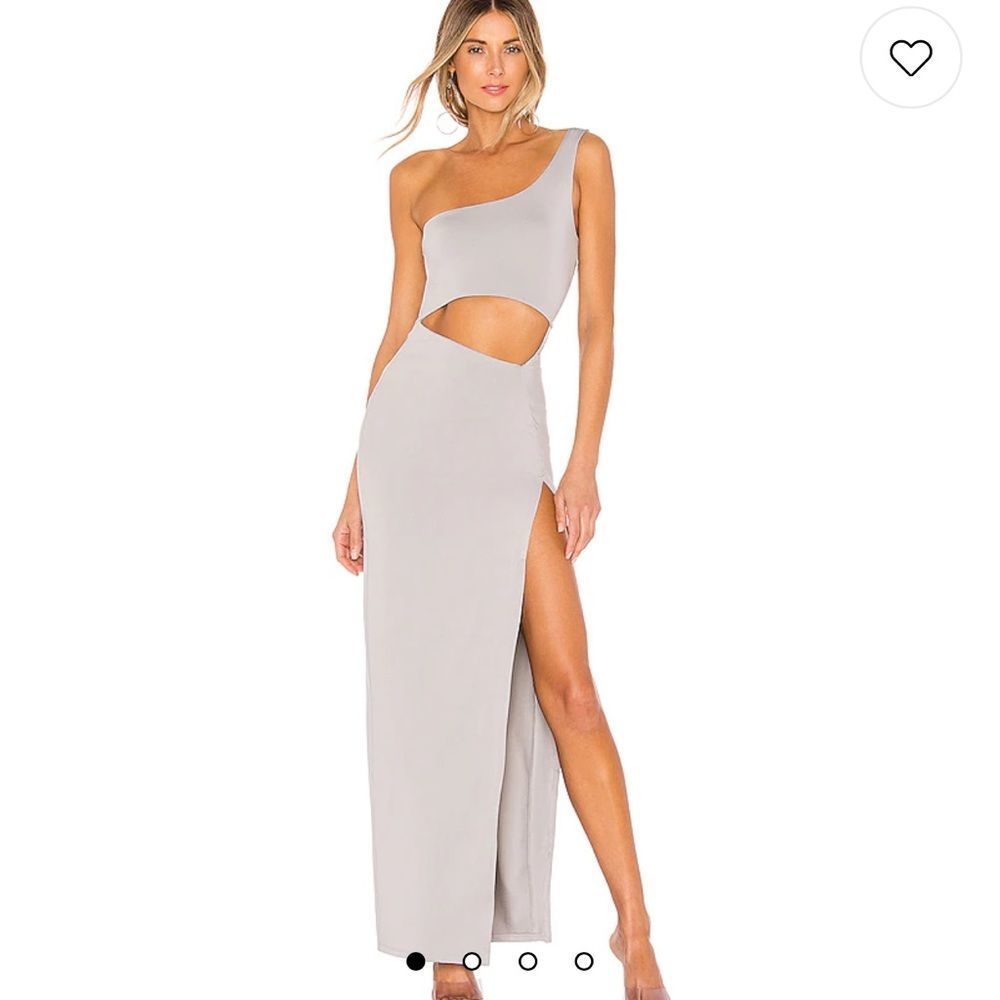 superdown One-Shoulder Cutout Maxi Dress